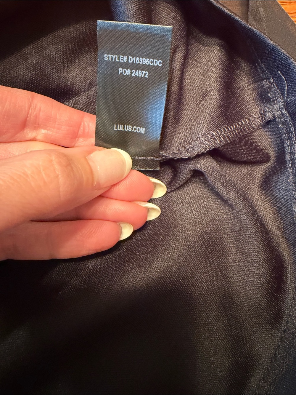 Lulus Off-Shoulder Black V-Neck Mini Dress Size S - Picture 12 of 12